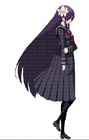 Walking anime character